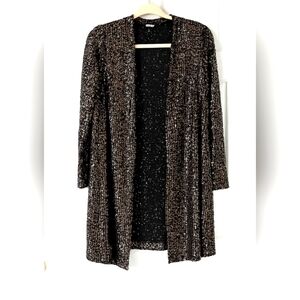 Fifteen Twenty Designer RTR Brown Sequin Duster XL